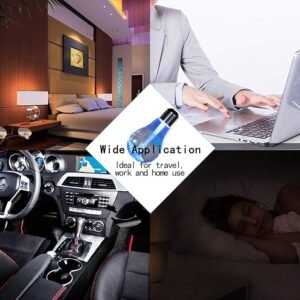 USB Air Humidifier | Bulb Humidifier Lamp Shape | Decorative Lights Diffuser, Purifier Atomizer With Colorful LED…