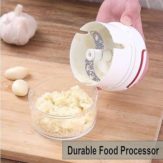 MINI FOOD CHOPPER Powerful Meat Grinder Hand - power Food Chopper Mincer Mixer Blender Chop Meat Fruit Vegetable… - Image 5