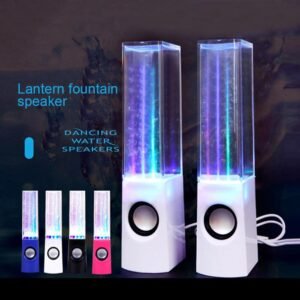 Water Dancing LED Speakers - Colorful Fountain Music Speaker with 3D Sound | USB Powered Portable Desktop Speaker…