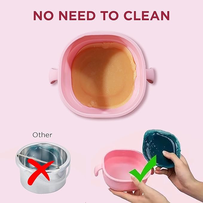 Portable Silicone Wax Warmer | Foldable Wax Heater - Electric (Random color) - Image 2