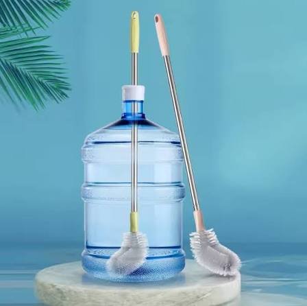 19 Liter Bottle Cleaning Brush | Water Can Washing Brush | Steel Handle Long Brush - Image 2