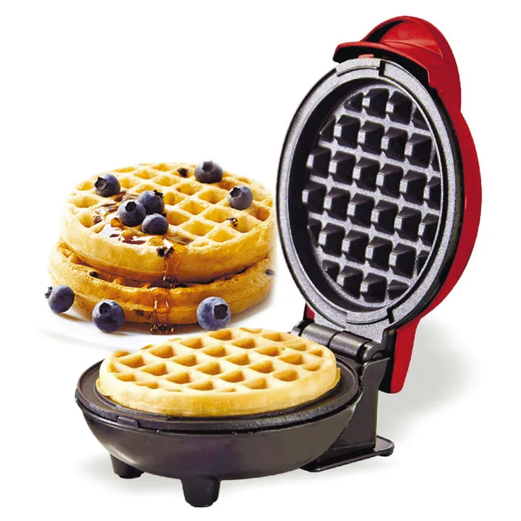 Mini Waffle Maker Breakfast Machine Non Stick Easy Clean (random color ) - Image 2
