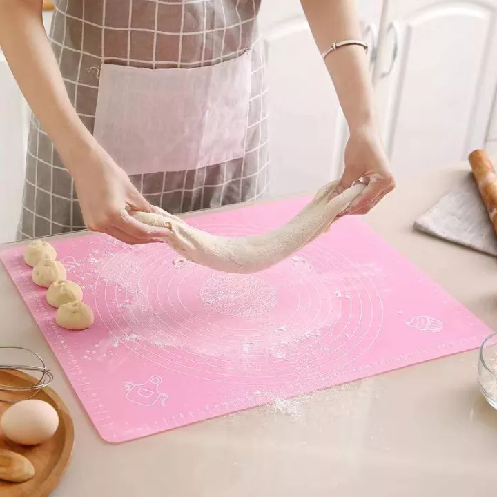 Silicone Baking Roti Mat With Measurements Heat Resistant | Non Stick Flour Rolling Mat | Baking Kneading Dough… - Image 4