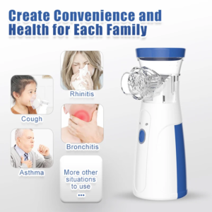 Portable Nebulizer For Asthma Inhaler Nebulizer Machine For Kids And Adults Medical asthma nebulizer (cell…