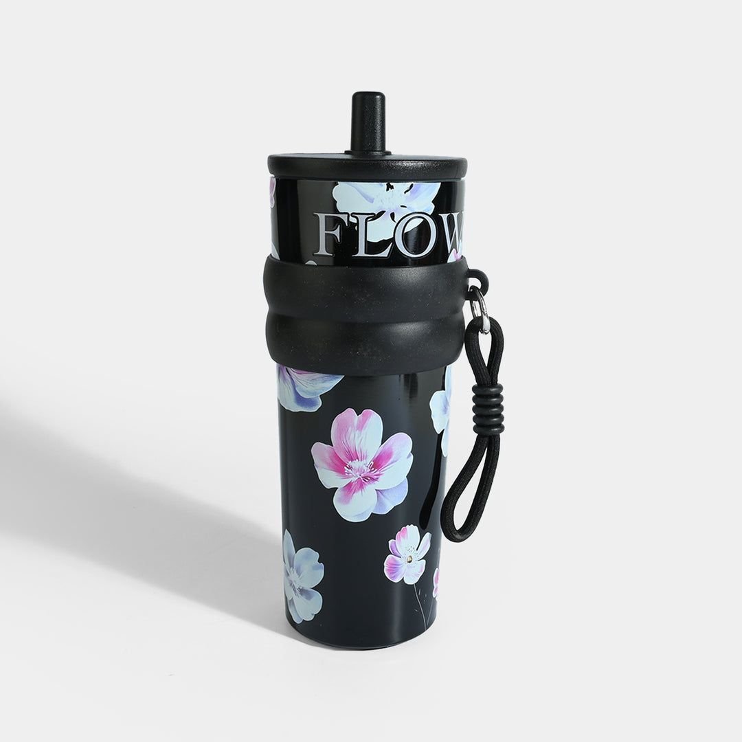 Flowers Tumbler 700ml - Stylish Floral Design Drinking Cup for Home, Office & Everyday Use