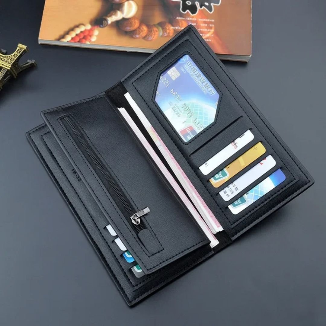 LB - 521 - Elite Long Trifold Wallet | Premium Everyday Carry - Image 4