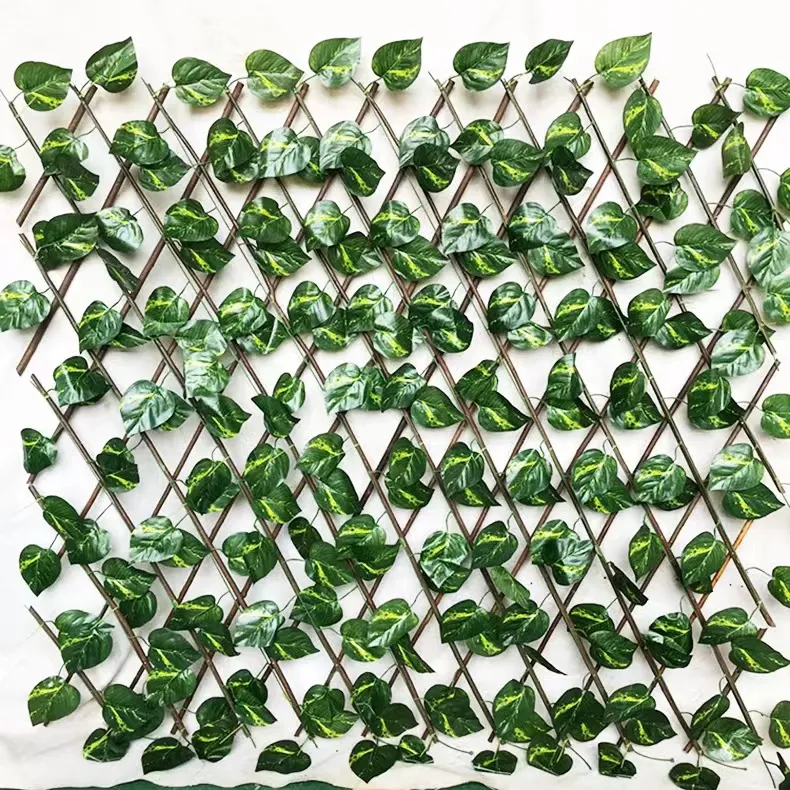 Green leaves bail Greenhome Plant Simulated Wide Application Plastic Decorative Green Vine Decor for Home - Image 3
