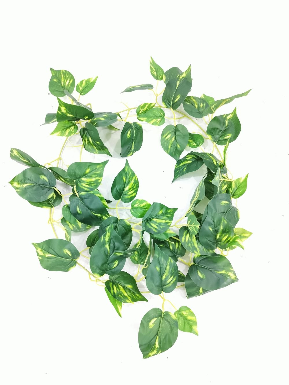 Green leaves bail Greenhome Plant Simulated Wide Application Plastic Decorative Green Vine Decor for Home - Image 2