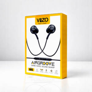 Airgrove AKG Wired Earphones | HD Stereo Sound | Deep Bass | Built - in Mic | 3.5mm Jack | Tangle - Free Cable |…