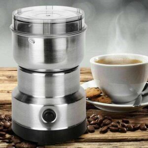 MULTI PURPOSE ELECTRIC COFFEE GRINDER AUTOMATIC COFFEE SPICE GRINBEANDER STAINLESS STEEL - 150 Watts