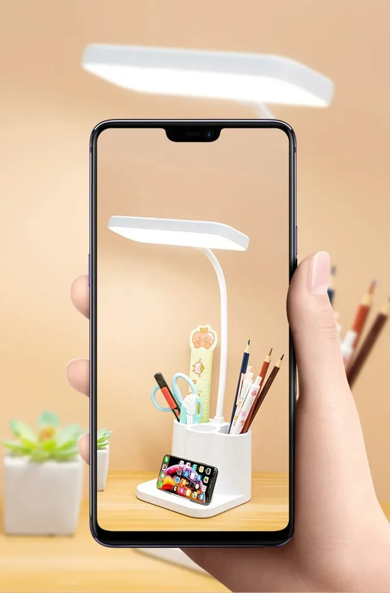 LED Learning Dormitory Bedroom Bedside Reading Night Light Table Lamp (qp - 2209 - B) - Image 2