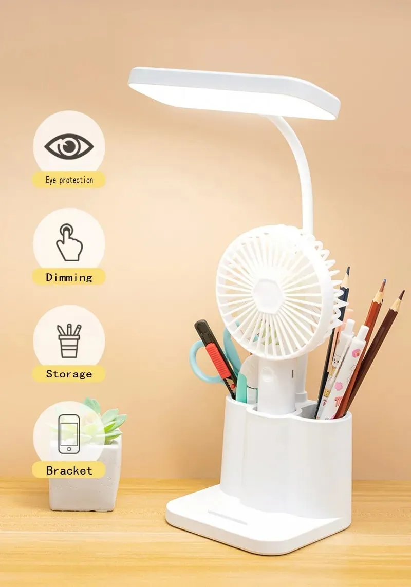 LED Learning Dormitory Bedroom Bedside Reading Night Light Table Lamp (qp - 2209 - B) - Image 4