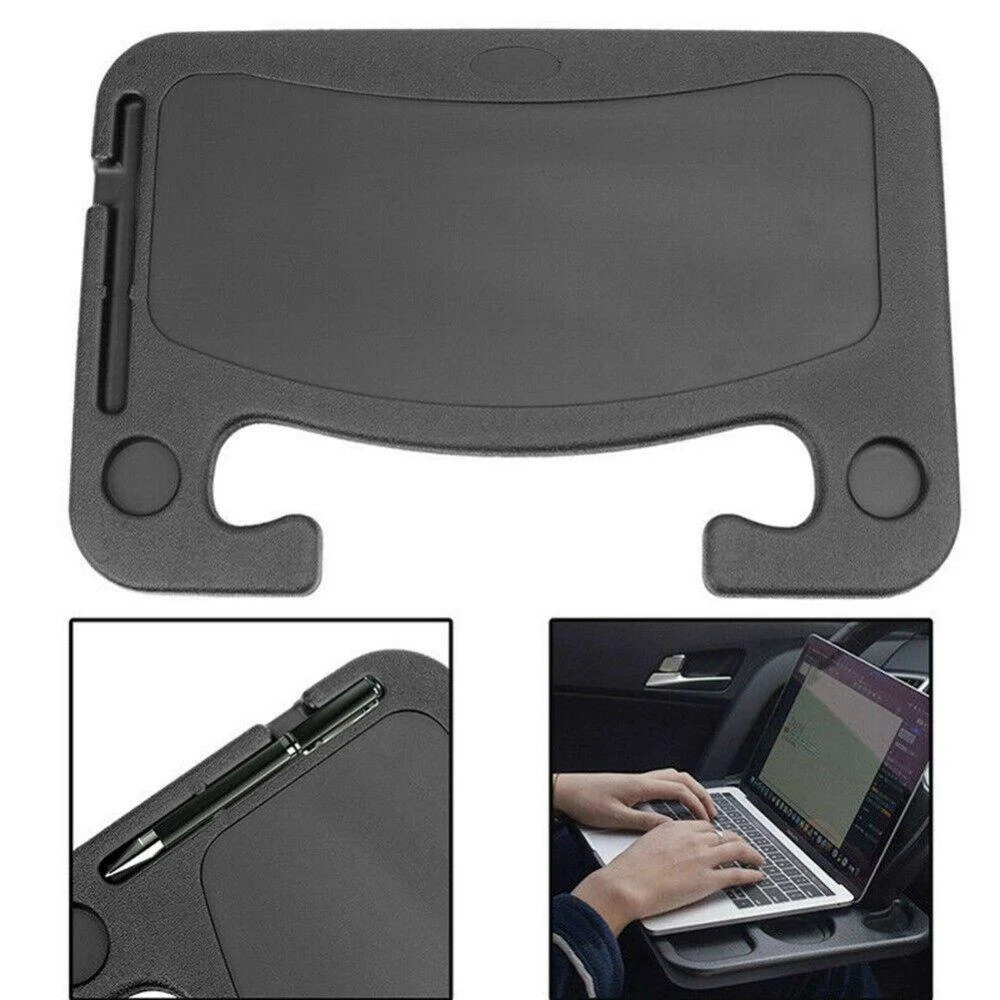 Portable Car Steering Wheel Tray - Multi functional Wheel Desk for Laptop Notebook and Food Steering Wheel Tray - Image 3