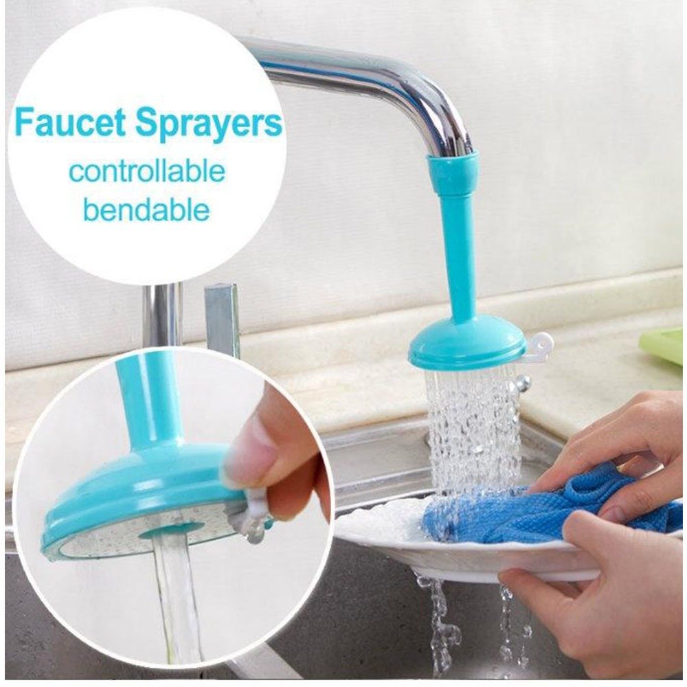 Silicone Kitchen Faucet Kitchen Shower Splash Faucet Water - saving Filter Shower Water Rotating Spray… - Image 5