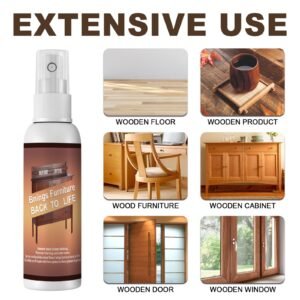 250ML Natural Micro - molecular Spray - Multipurpose Beeswax Furniture Polish Spray For Wood Polish Furniture Care…