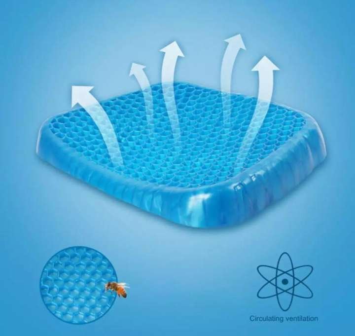 Non Slip Egg Sitter Gel Seat Cushion Soft Sitting Support Pad Cushion for Car and Office Chair Seat Pads… - Image 5