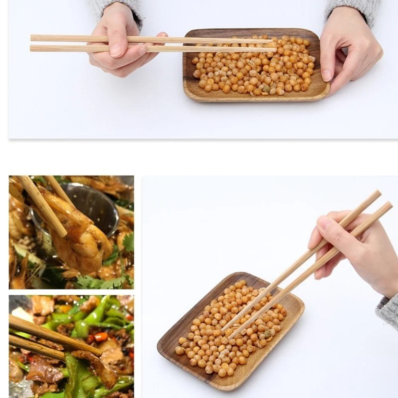 Pack of 20pcs Wooden Chopsticks - Image 2