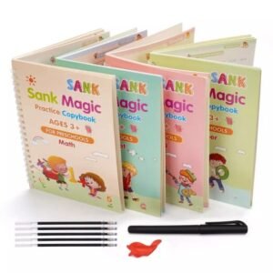 Sank Magic book Practice | Tracing Handwriting First Pre - school Baby Learning Books for Kids (4 Books + Magic…