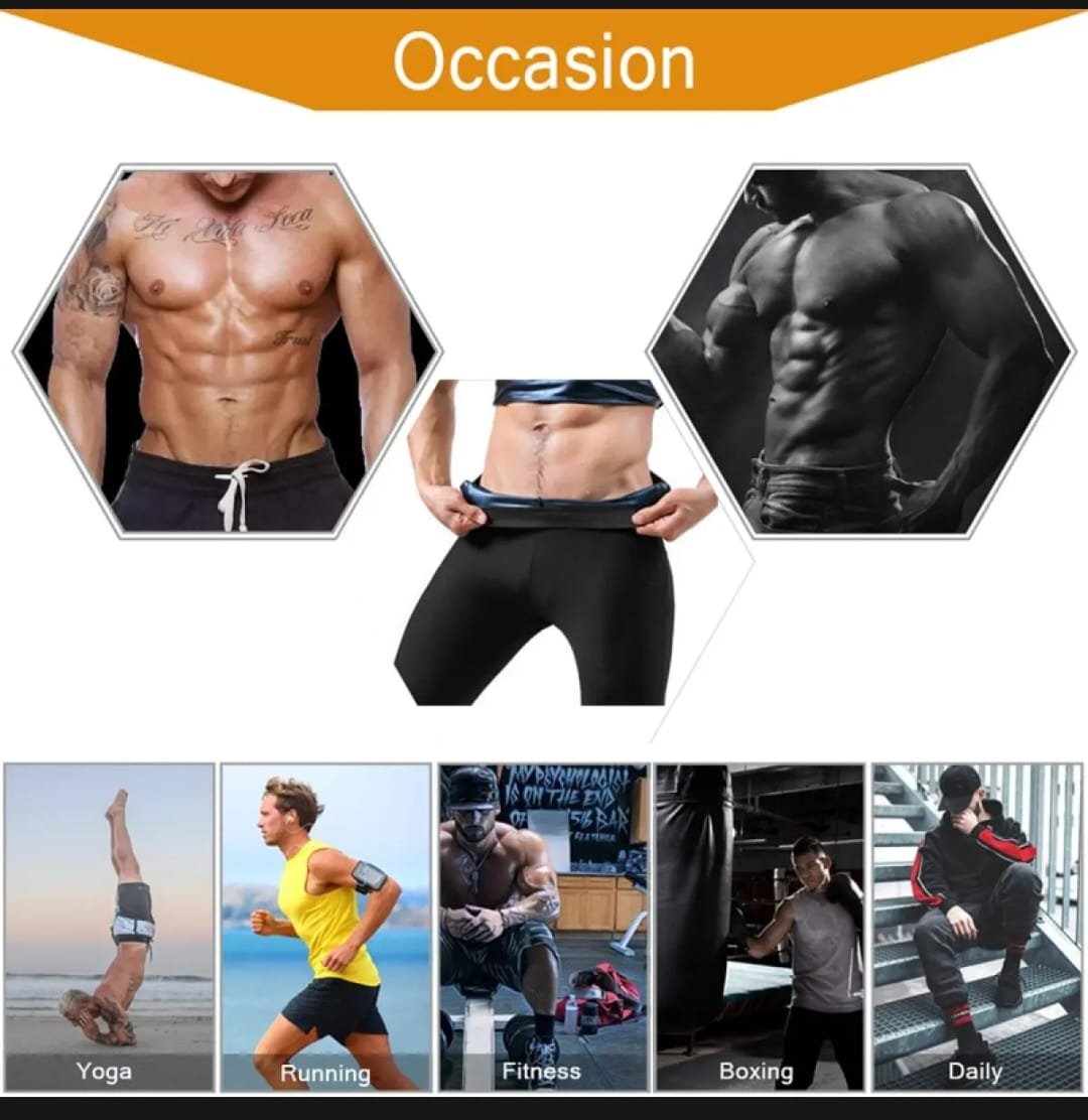 Men and Women Sauna Pants Body Shaper Sweat Waist Trainer | Slimming Sports Leggings | Slimming Shape - wear… - Image 3