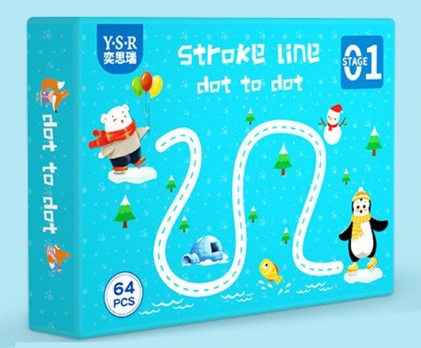 (A size Dubai imported )Stroke Line dot to dot Magical Tracing Workbook For Kids | Student Learning Book (64 pages… - Image 2