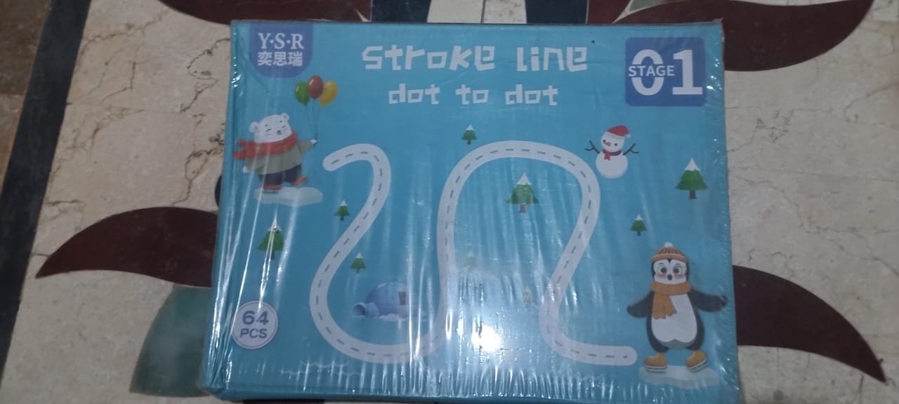 (A size Dubai imported )Stroke Line dot to dot Magical Tracing Workbook For Kids | Student Learning Book (64 pages…