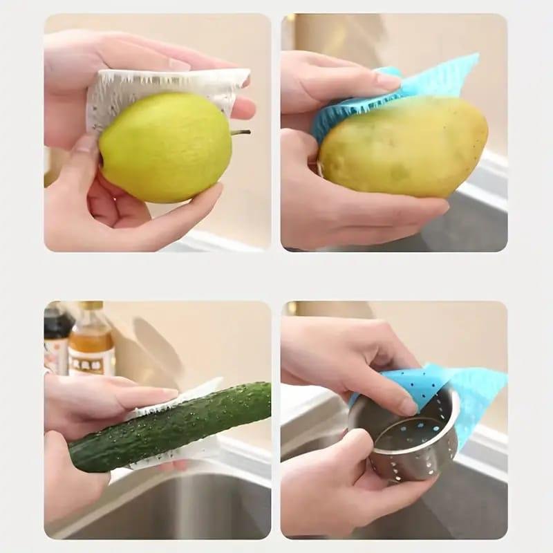 Multifunctional Soft Silicone Brush | Multipurpose vegetable peeler | Home Cleaning Brush | fruit and vegetable… - Image 5