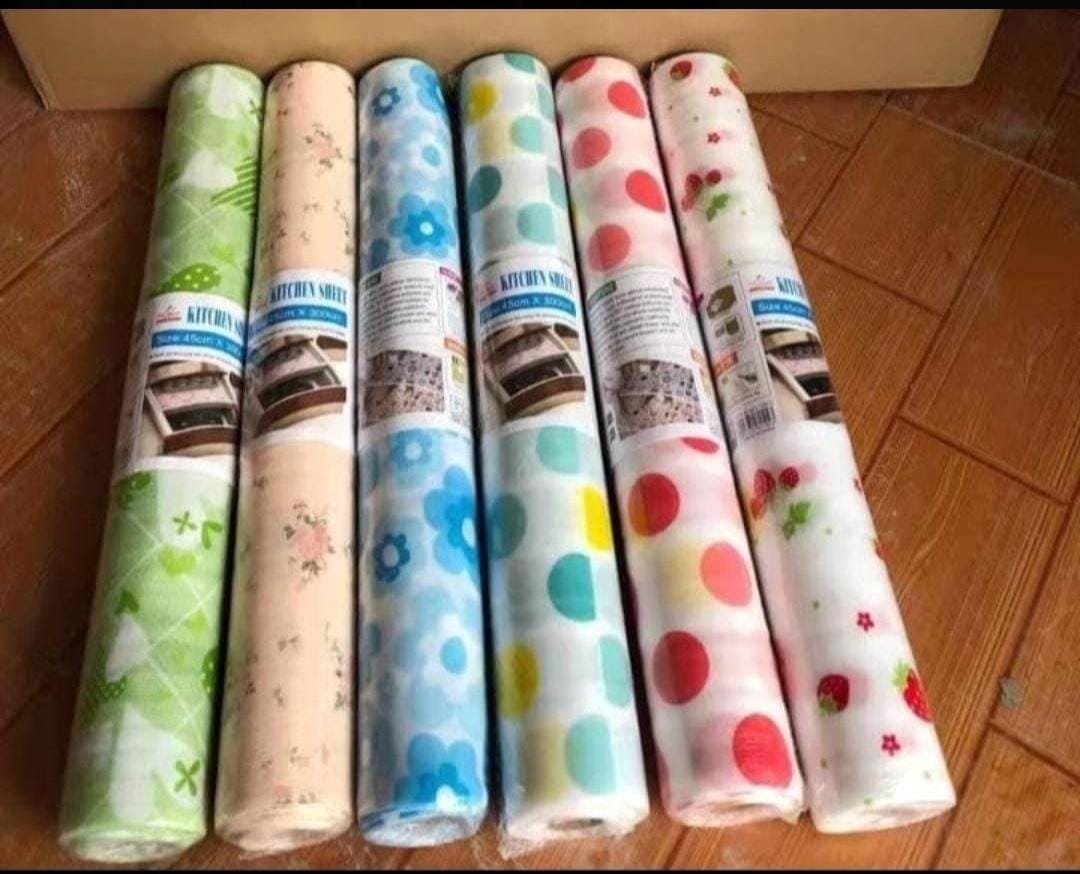 Non Slip Kitchen Printing Antibacterial Cabinet Plastic Foam Household Wardrobe Moisture Drawer mat Shelf Sheets… - Image 3
