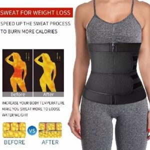 Waist Trainer Belt - Slimming Body Shaper Belts Sport Girdle with two strap