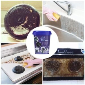 Powerful Stainless Steel Cookware Cleaning Paste Household Car Body Cleaner Washing Pot Bottom Scale Strong Cream…