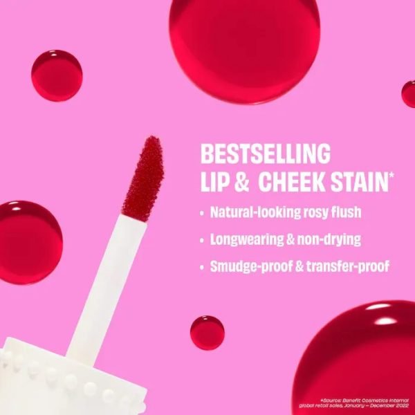 Benefit Bene Tint Rose - tinted Lip & Cheek Stain 12ml - Image 4