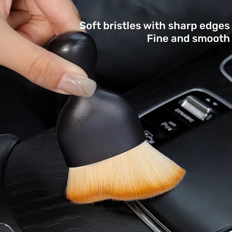 Car interior Cleaning & Multifunctiona Soft Hair Brush For cleaning of Small and Tiny Places (random color) - Image 3