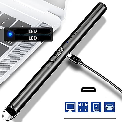 Push up Arc USB Rechargeable Lighter (Random color) - Image 3