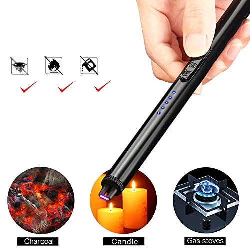 Push up Arc USB Rechargeable Lighter (Random color) - Image 2