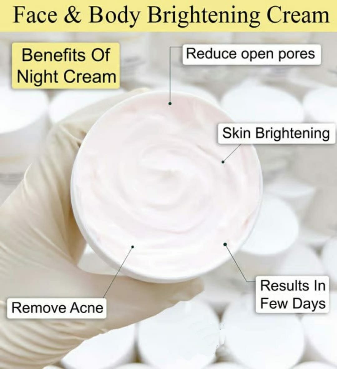 Whitening & Anti Aging Night Cream (50ml) - Image 2