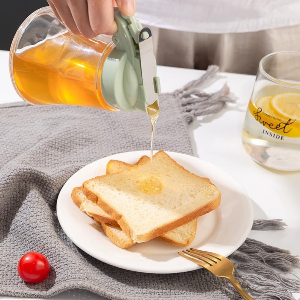 Honey Dispenser No Drip - Easy Squeeze Syrup Dispenser Bottle for Efficient Serving, Honey Squeeze Jar for Kitchen… - Image 3