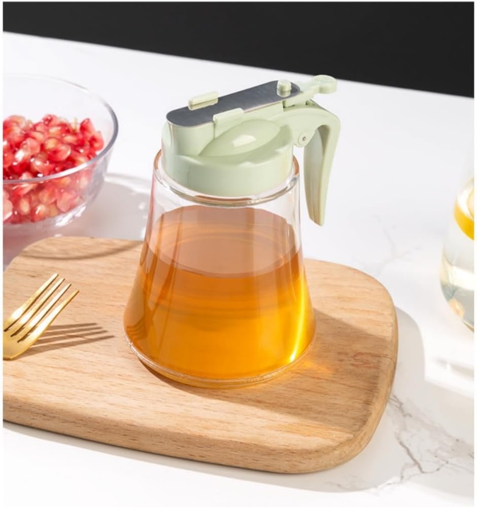 Honey Dispenser No Drip - Easy Squeeze Syrup Dispenser Bottle for Efficient Serving, Honey Squeeze Jar for Kitchen… - Image 4