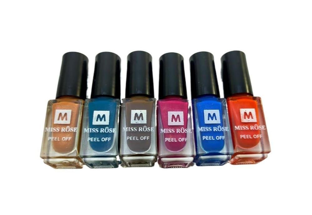 Miss Rose Peel Off Nail Polish - Easy to Apply, Long - Lasting | Best Nail Polish For Girls | Nail Paint | Nail… - Image 5