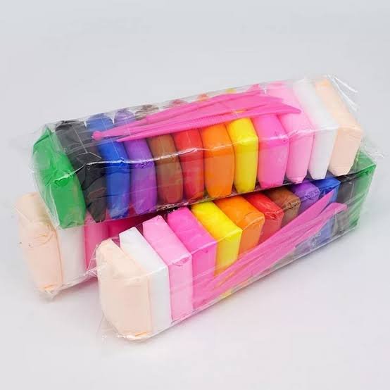 Molding Air dey Clay for kids Super Clay Multi colors a set - Image 3
