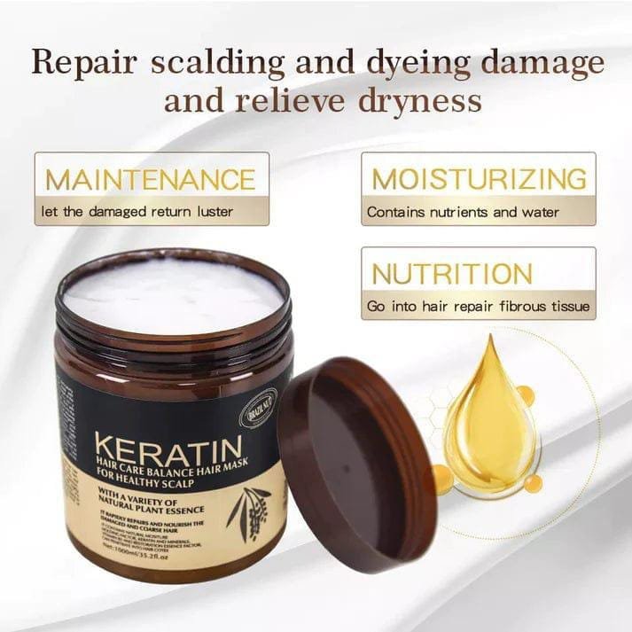 (Pack of 2) Keratin & Collagen Hair Mask Deal