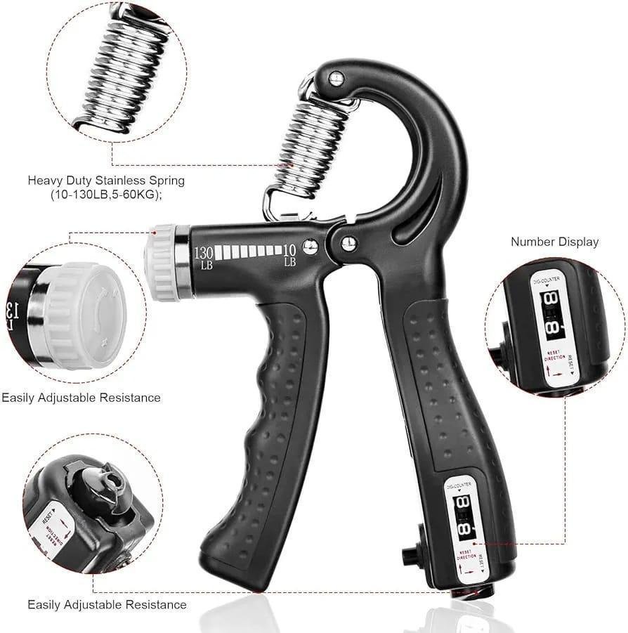 Hand Grip Strengthener Adjustable Resistance Wrist Strengthener Forearm Gripper Hand Workout Strength Trainer |… - Image 5