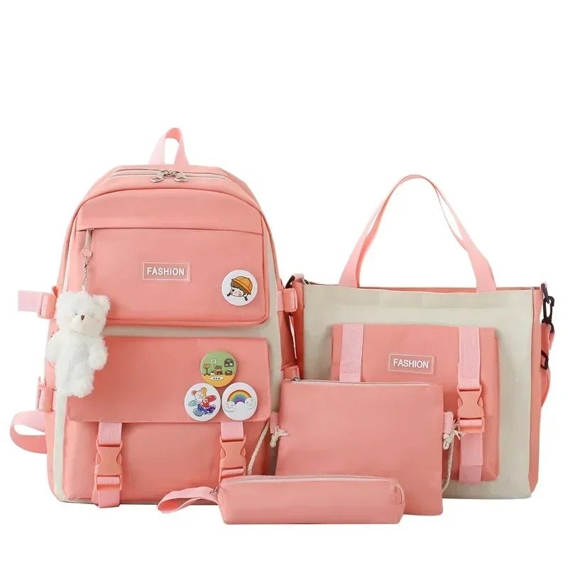 4 - Piece School Bag Set: Stylish & Practical new arrival 2024