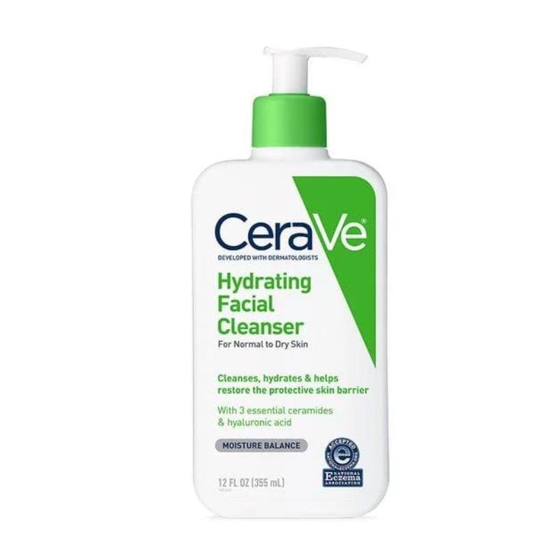 CeraVe Hydrating Facial Cleanser - 236 ml - Refresh The Skin Without Over - Stripping It - Image 2