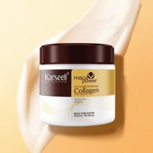 Karseell Hair Mask Collagen Treatment Cream - Argan Oil & Maca Essence, 16.9 OZ 500ml