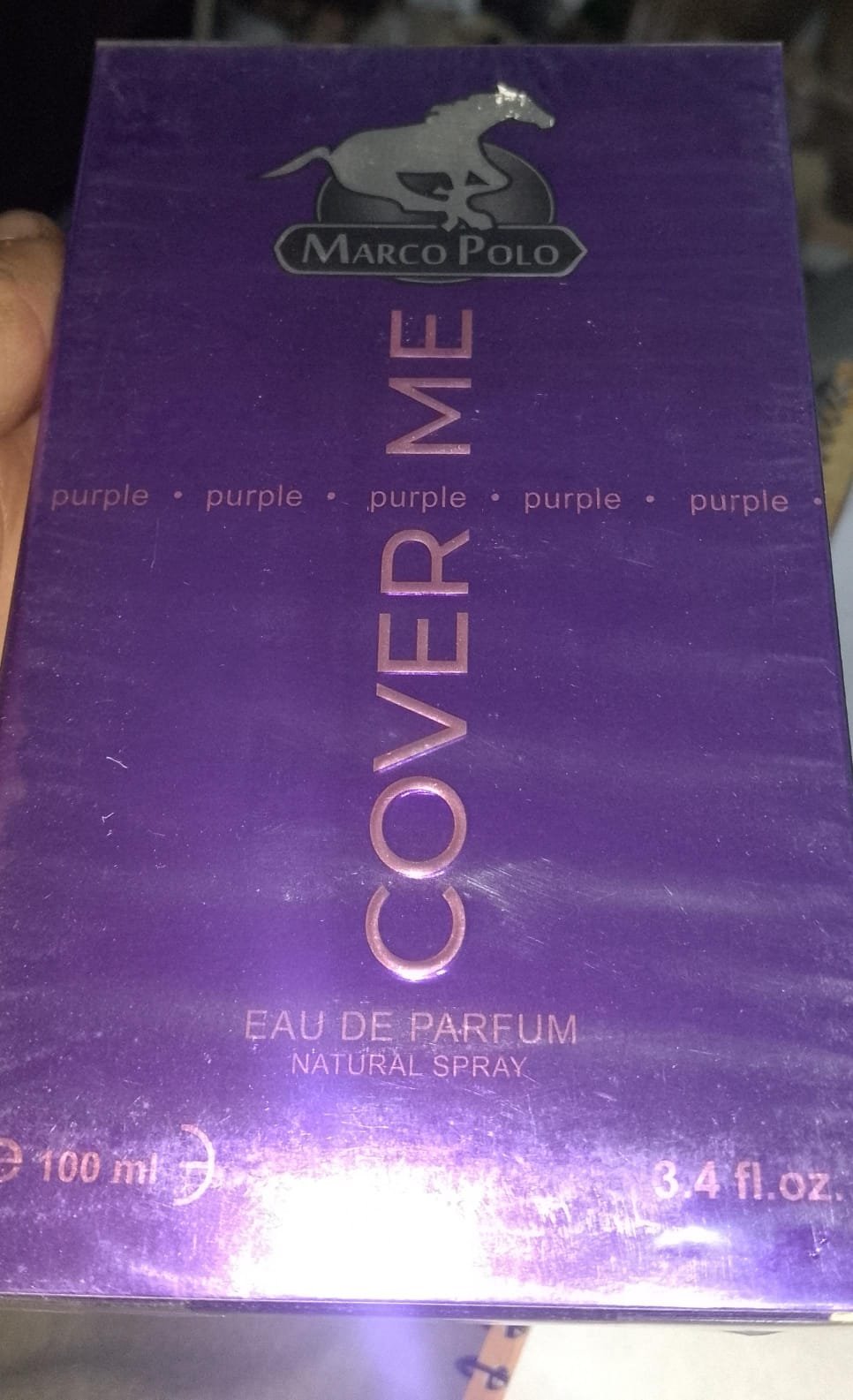 MARCO POLO Cover Me Purple Fragrance Perfume for women - Eau de Parfum Natural Spray, 100ml (3.4 fl.oz.) Specially… - Image 4