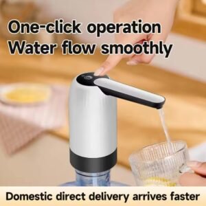 Drinking Water Bottle Pump Automatic Drinking Water Pump Mini Portable Household Water Dispenser USB One Click…