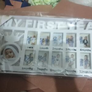 Newborn Baby Photo Frame Baby Pictures Plastic Frame For 12 months Monthly Milestone Photo Frame My First Year…