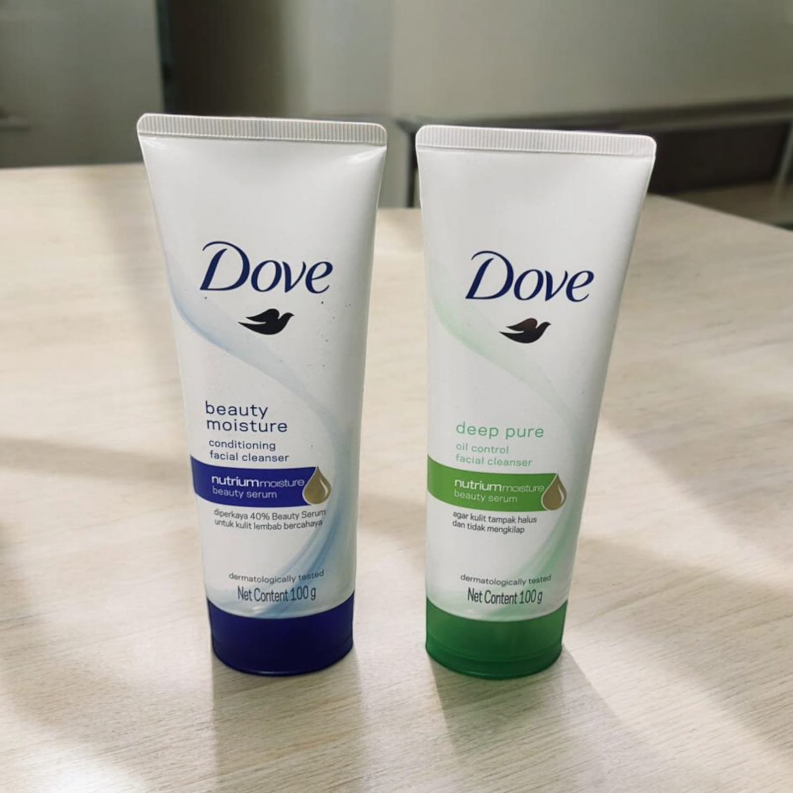 Dove Facial Cleanser Beauty Moisture, Inner Glow & Deep Pure 100g - Image 3