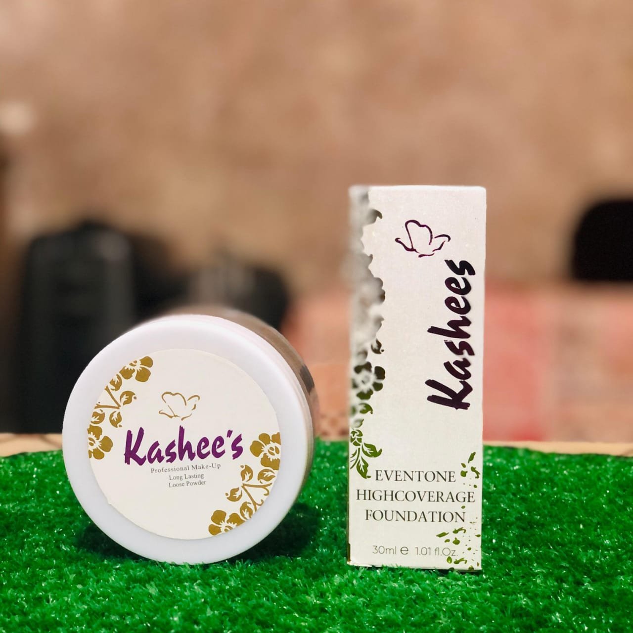Pack of 2 Kashee's Deal, Foundation & Setting Loose Powder, 30 Ml