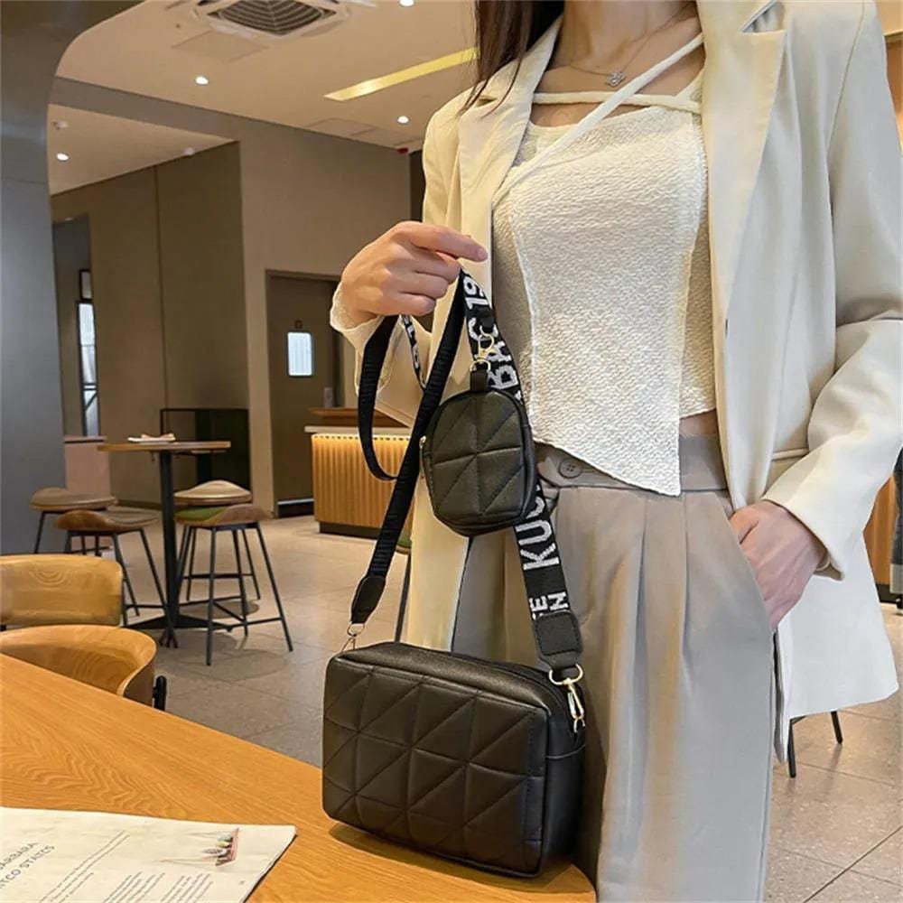 ( 2 Piece ) Girls Cross - Body Bag | Best Quality Shoulder Bag For Girls | Best Quality Bag For Women | PU Leather… - Image 3