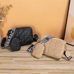 ( 2 Piece ) Girls Cross - Body Bag | Best Quality Shoulder Bag For Girls | Best Quality Bag For Women | PU Leather…
